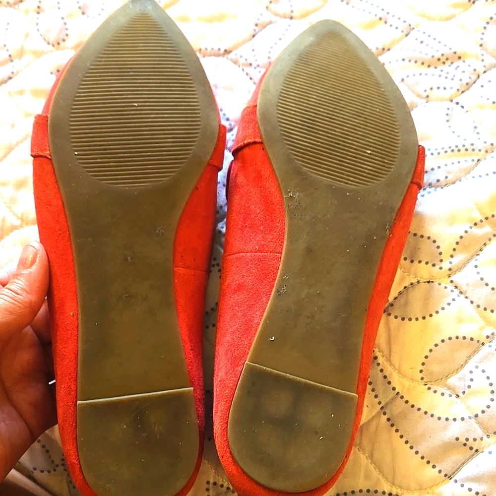 Steve Madden Jainna Loafer Flat Orange/Coral Size 5.5 - Picture 5 of 5